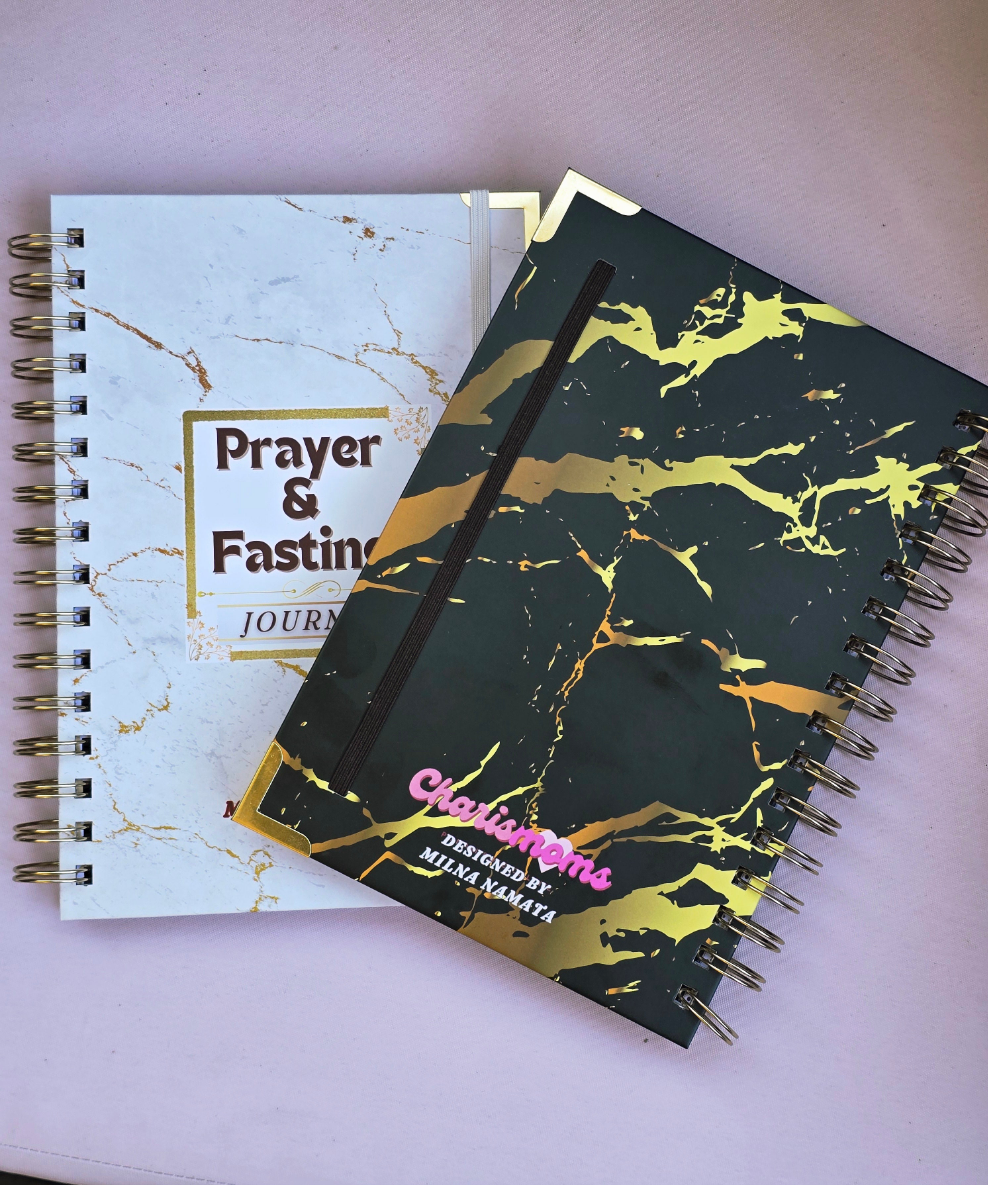 White Marble Fasting And Prayer Journal