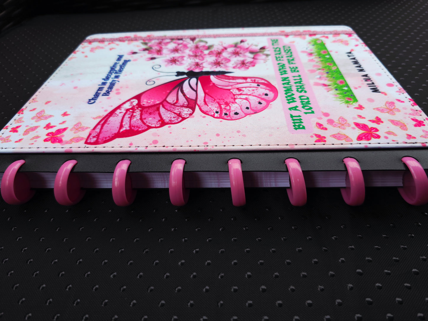 Butterfly Bloom Pink Notebook