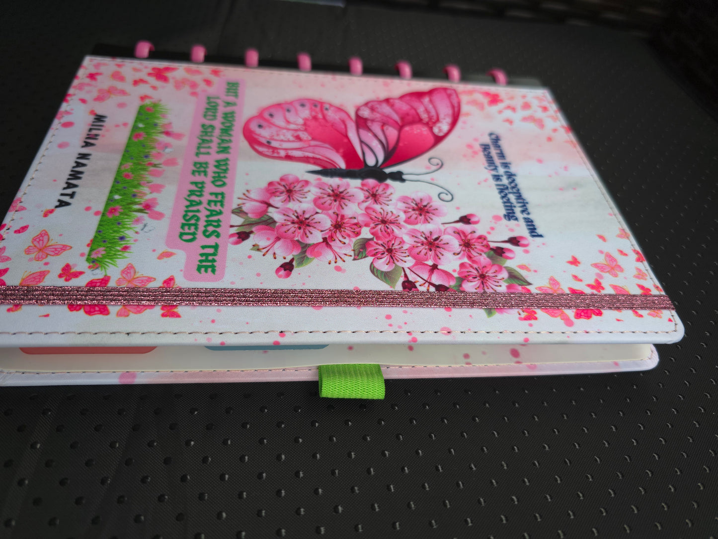 Butterfly Bloom Pink Notebook