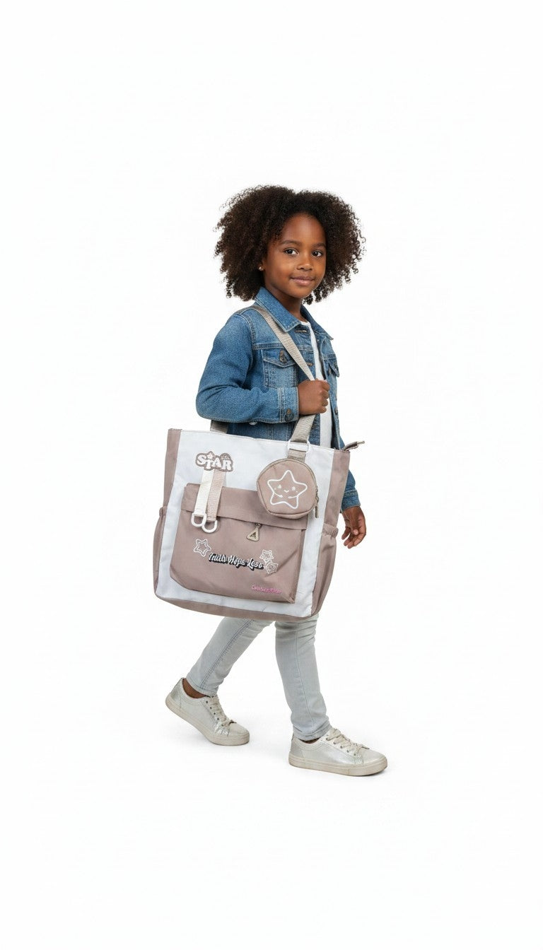 Beige Tote Bag