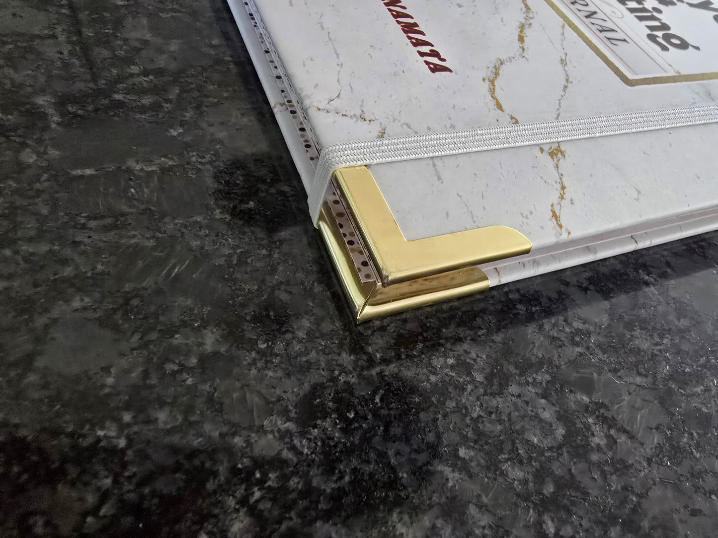 White Marble Fasting And Prayer Journal