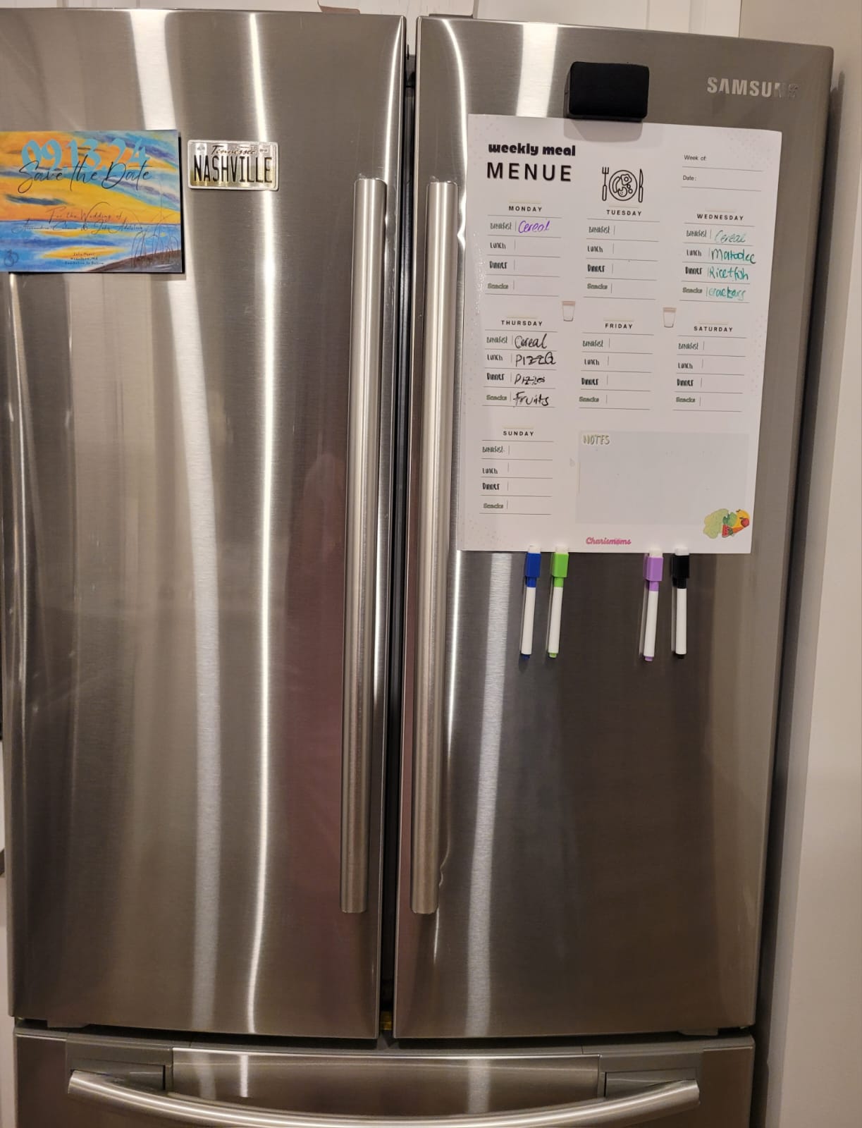 Magnetic Meal Planner