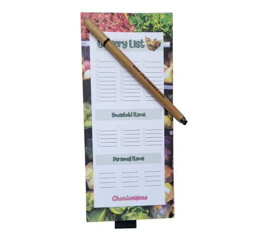 Magnetic to do list notepad.