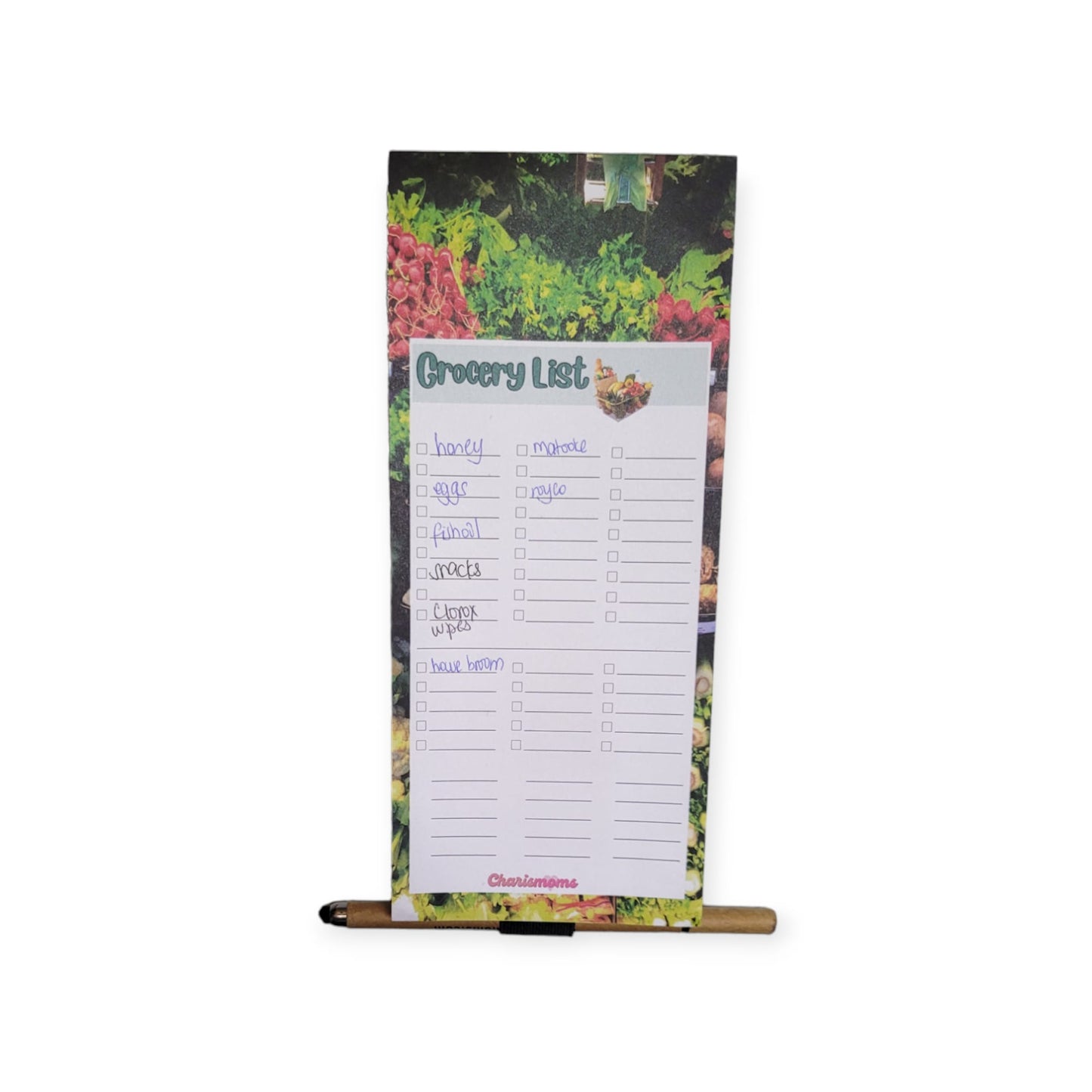 Magnetic to do list notepad.