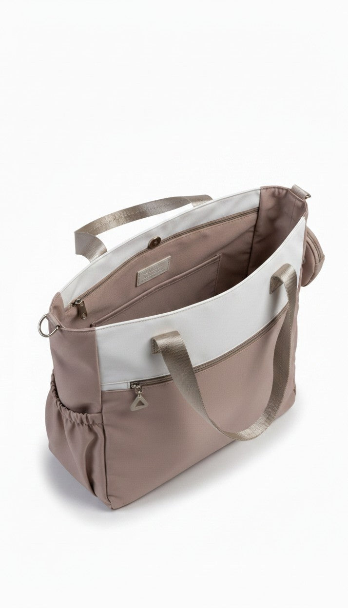 Beige Tote Bag