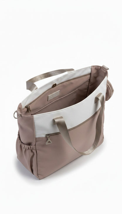 Beige Tote Bag