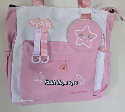 Pink Tote Bag