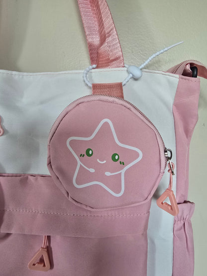 Pink Tote Bag