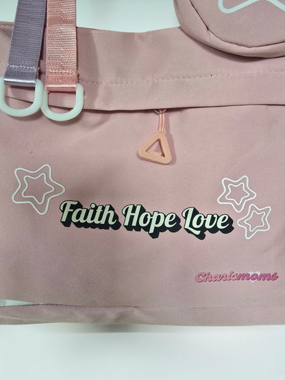 Pink Tote Bag