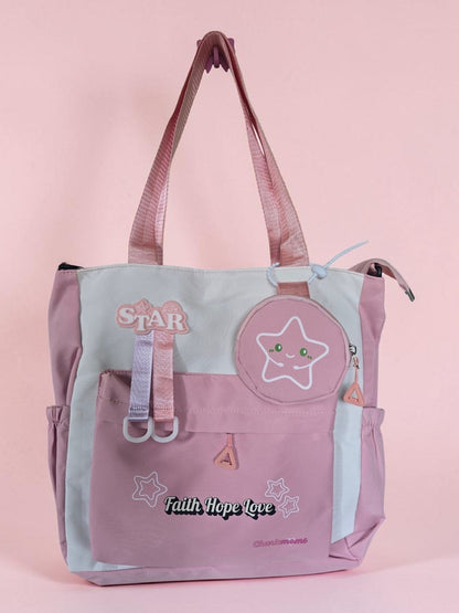 Pink Tote Bag
