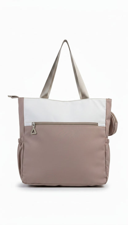 Beige Tote Bag