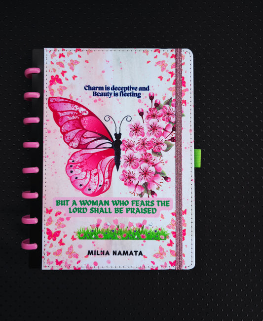 Butterfly Bloom Pink Notebook