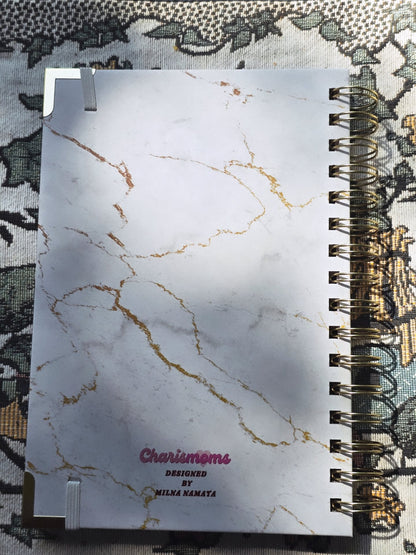 White Marble Fasting And Prayer Journal
